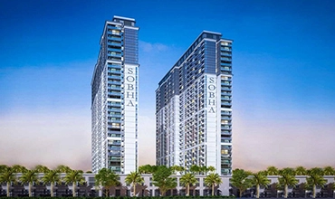 Sobha Creek Vista is a 28-floor twin-tower residential building